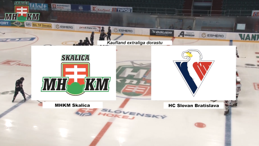 MHKM Skalica vs. HC Slovan Bratislava (dorast – VIDEO)